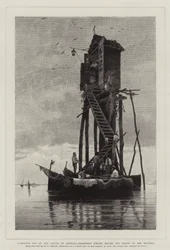 A Festival Day on the Laguna of Chioggia, Fishermen Singing Before the Shrine of the Madonna
